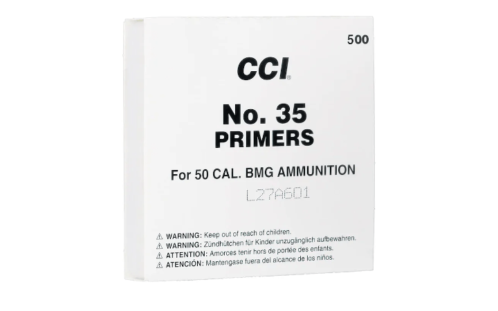 CCI 50 BMG Military Primers CCI 50 BMG Military Primers