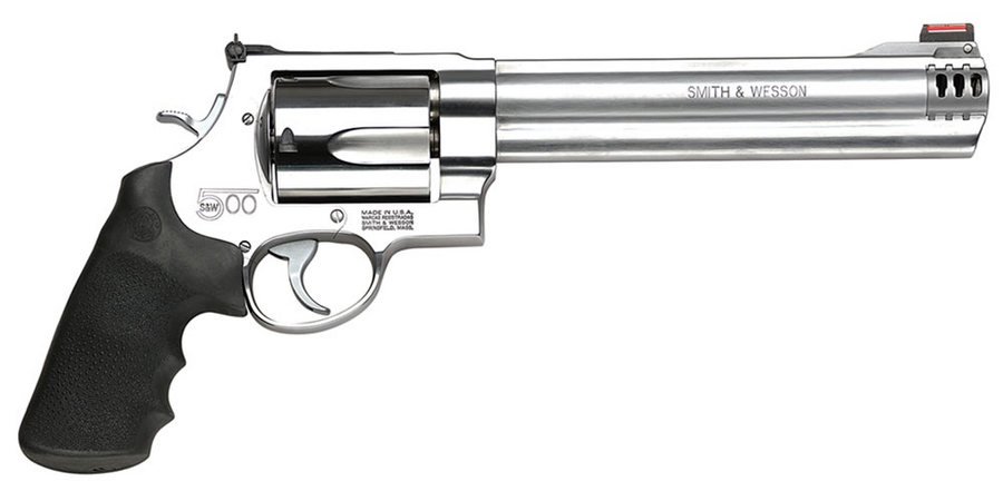 Smith & Wesson Model 500 Magnum Revolver with Hi-Viz Red Dot and Compensator Smith & Wesson Model 500 Magnum Revolver with Hi-Viz Red Dot and Compensator