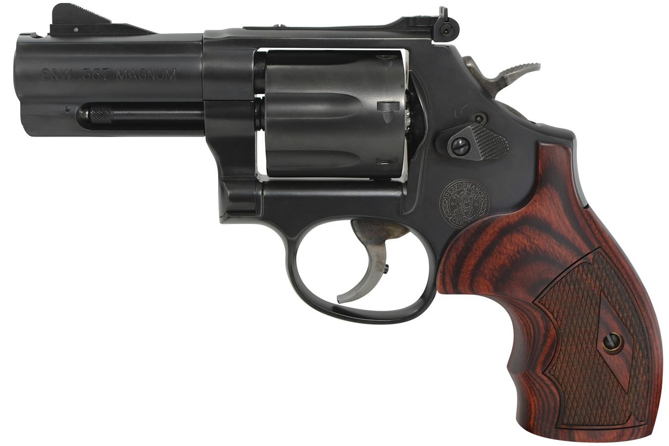 Smith & Wesson Model 586 L-Comp .357 Magnum Performance Center Double-Action Revolver Smith & Wesson Model 586 L-Comp .357 Magnum Performance Center Double-Action Revolver
