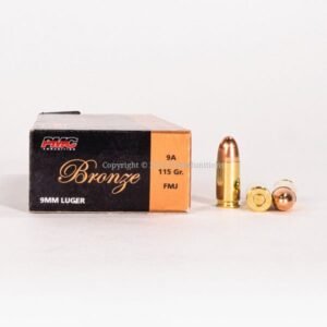 9mm – 115 gr FMJ – PMC (9A) – 1000 Rounds