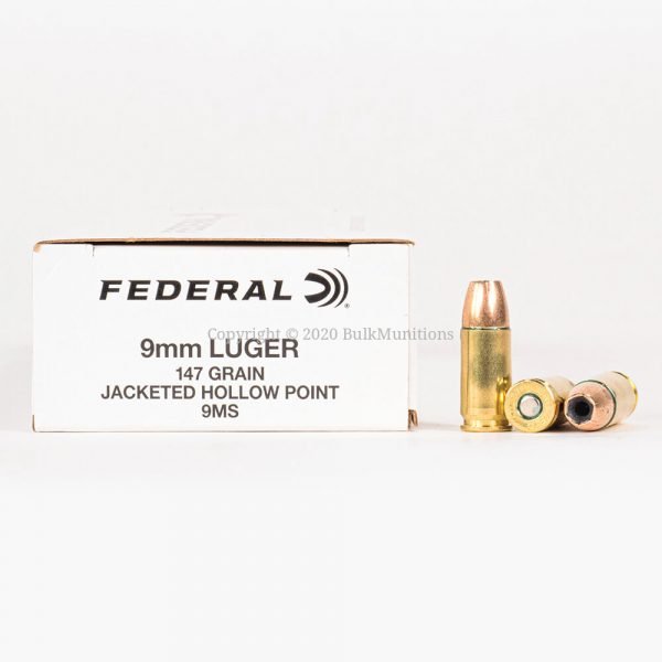 9mm – 147 gr JHP – Federal Hi-Shok (9MS) – 1000 Rounds 9mm – 147 gr JHP – Federal Hi-Shok (9MS) – 1000 Rounds