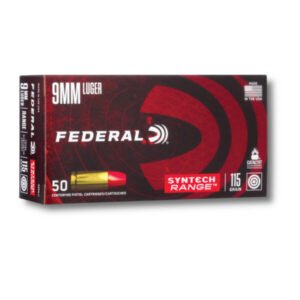 9mm – 115 gr TSJ – Federal Syntech (AE9SJ1) – 500 Rounds