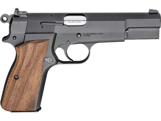 Springfield Armory SA-35 Semi-Automatic Pistol 9mm Luger 4.7? Barrel 15-Round Matte Blued Walnut Springfield Armory SA-35 Semi-Automatic Pistol 9mm Luger 4.7? Barrel 15-Round Matte Blued Walnut